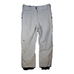 Columbia Convert Snow Pants Base TRX Outdoor Beige Gray Women's Size LARGE